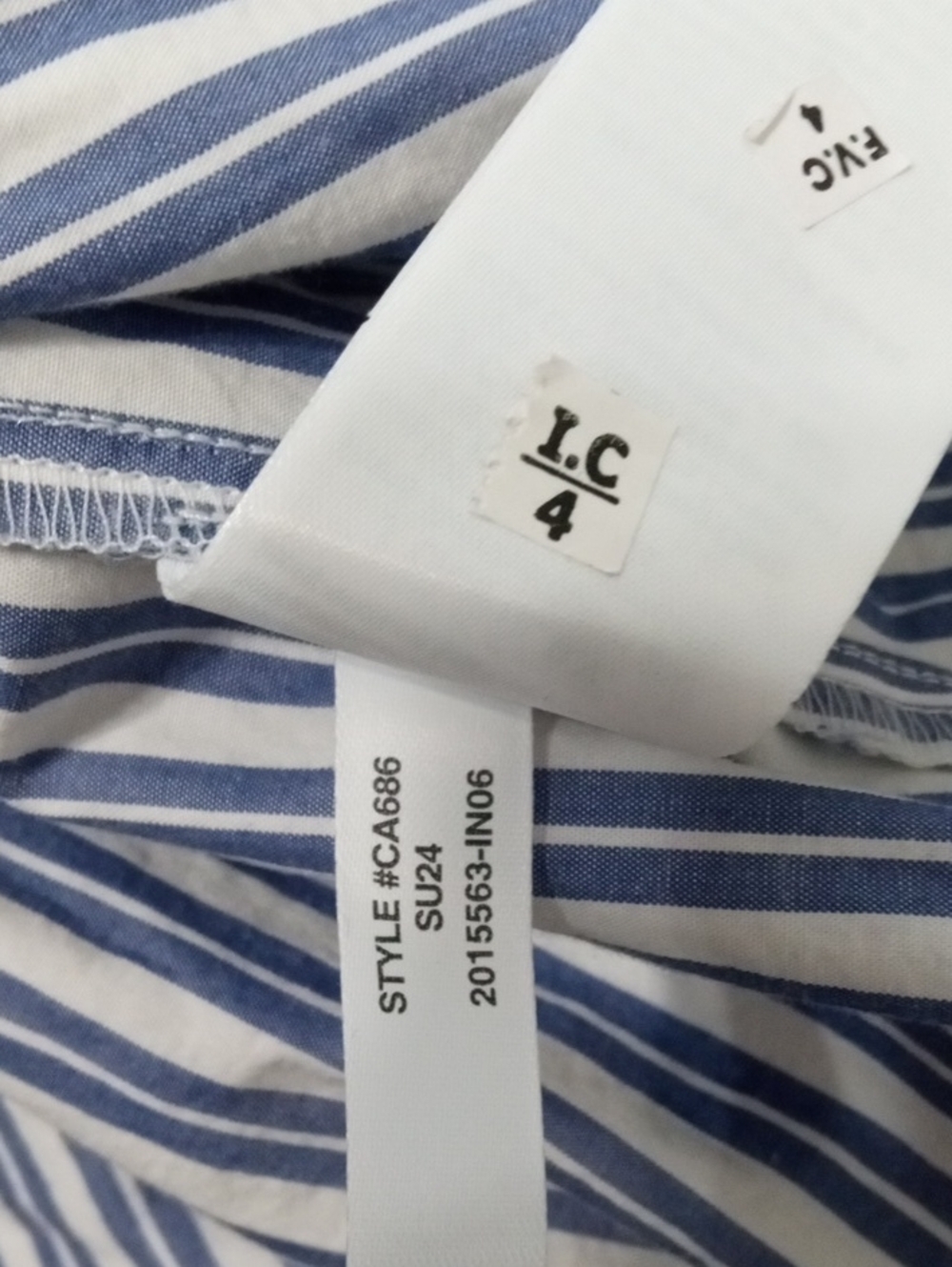 J. Crew Blue & White Vertical Stripe Maxi Dress - Picture 7 of 8